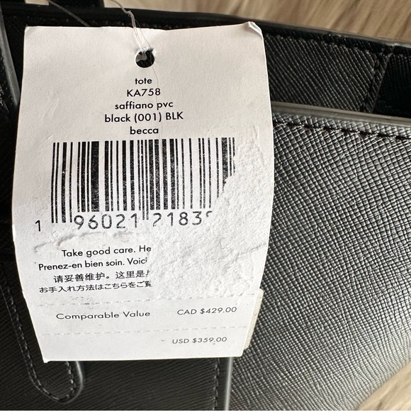 KATE SPADE ♠️ LEATHER TOTE - Picture 8 of 15